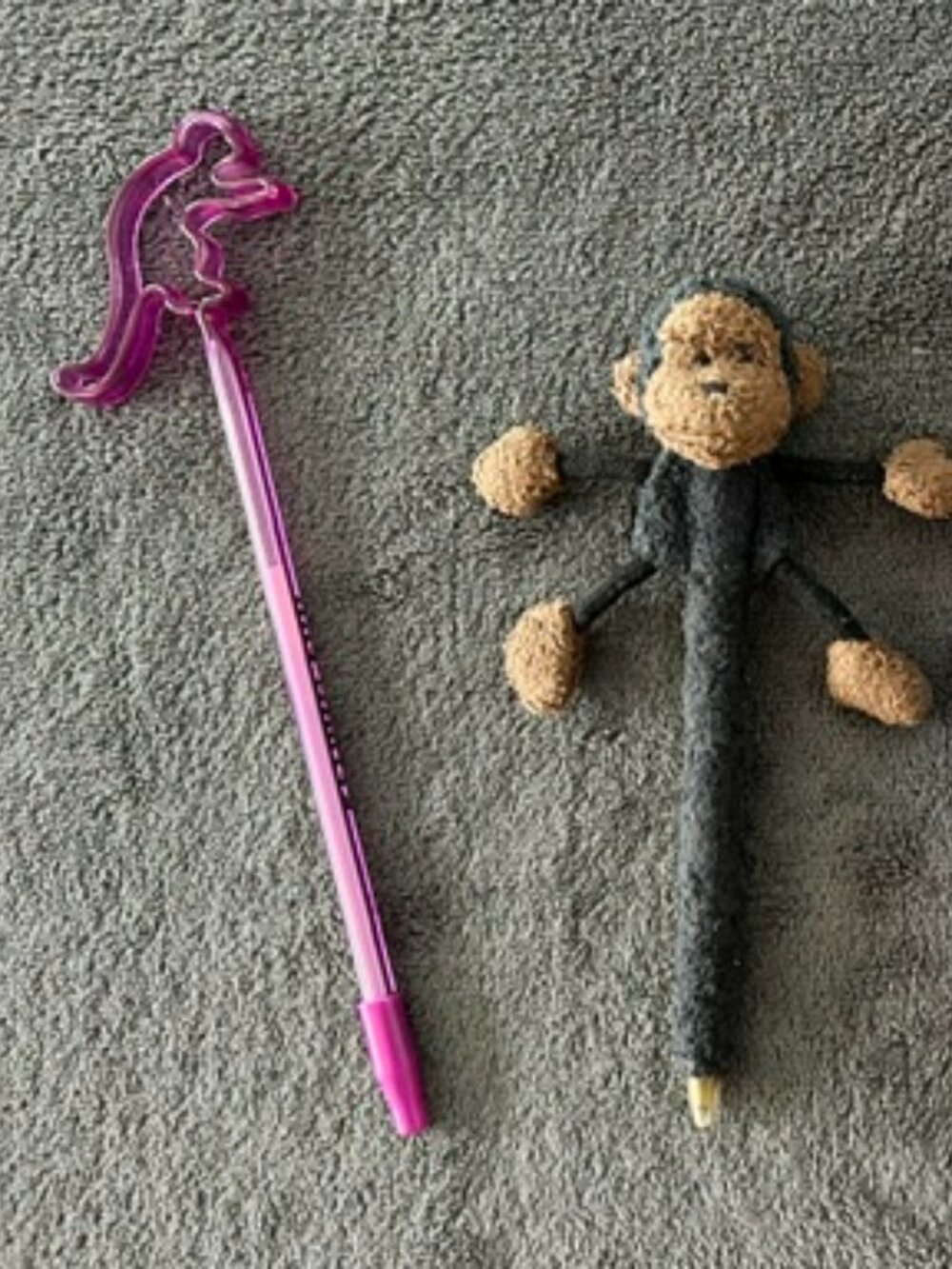 Set of 5 Vintage Collectible Monkey Pens